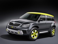 シュコダの小型SUV、イエティ…ラリーコンセプト登場 画像