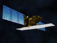 陸域観測技術衛星「だいち2号」大型アンテナの展開に成功 画像
