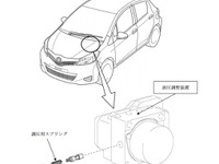 【リコール】トヨタ ヴィッツ など、ABSの油圧調整装置に不具合…3月下旬製造の1330台 画像