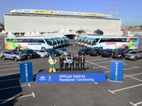 ヒュンダイ、サッカーW杯に公式車両を納入…全1021台 画像