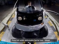 【ユーロNCAP】ルノーの超小型EV、トゥイジー…衝突テストで最低評価［動画］ 画像