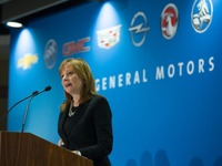 GMの大規模リコール、株主総会でCEOが謝罪 画像