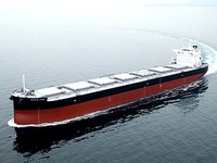 サノヤス造船、パナマックスバルカー「CRYSTAL STAR」竣工…8万2000トン型の第1番船 画像