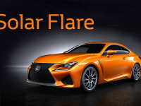 レクサス RC F に新色オレンジ、名前は「ソーラー・フレア」に決定…英国 画像