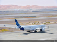 エアバス、UAEでA350XWBの高温環境下飛行テスト…気温40度以上 画像