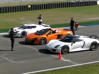 918スパイダー、650S、アゲーラ…3台のスーパーカーが加速競争［動画］ 画像