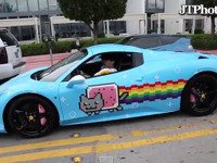 【ガムボール3000 2014】Nyan Cat仕様の458スパイダー…Deadmau5がネットで売り出し中［動画］ 画像