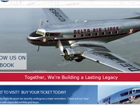 「デルタ航空博物館」がリニューアル、トラベルエアー6Bセダン機などを展示 画像