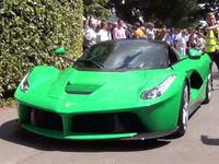 【グッドウッド14】「カーミット・グリーン」のラ・フェラーリ、ジャミロクワイのジェイ・ケイが披露［動画］ 画像