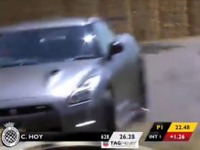 【グッドウッド14】日産 GT-R NISMO、ヒルクライムでコースアウト［動画］ 画像