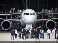 エアバス、A320neo初号機が完成…フライトテストは9月から 画像