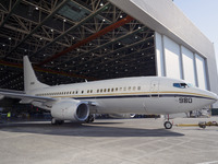 ボーイング、累計5000機目の次世代737は米海軍向け輸送機 画像