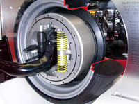 【東京モーターショー05】ブリヂストンのインホイールモーター 画像
