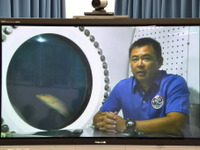 星出彰彦宇宙飛行士が海底から会見…惑星探査のチャレンジに向けて 画像