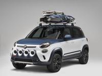 フィアット 500L に“夏”仕様…シューズの「VANS」とタイアップ 画像