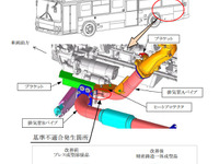 【リコール】日野 ブルーリボンII、排気ガス漏れのおそれ 画像