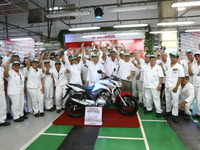 ホンダ、ブラジルで二輪車累計生産台数2000万台を達成 画像