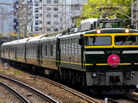 和歌山観光キャンペーンでトワイライト客車使用の団臨運転 画像