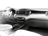 【パリモーターショー14】キアのミドルSUV、ソレント 新型…インテリアを予告 画像