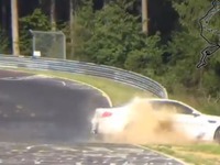 BMW M5、世界最速の“ニュルブルクリンクタクシー”…2 度目の事故［動画］ 画像