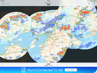 ピンポイント予測でゲリラ豪雨を回避できるiPhoneアプリ…SNSとも連携 画像