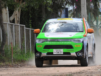 【アジアクロスカントリーラリー14】三菱 アウトランダー PHEV、2年連続の完走＆クラス優勝ねらう 画像