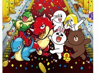 LINEとミクシィが手を組んだ…『モンスターストライク』でキャラが交歓 画像