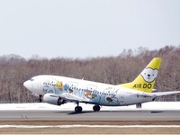 AIRDO、B737-500型特別塗装機「ベア・ドゥドリーム」が11月末で退役 画像