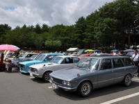 ルーチェバン、セドリックワゴン など信州の旧車60台が集結…大芝高原まつり 画像