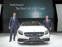 【モスクワモーターショー14】メルセデス Sクラスクーペ に最強の「S65 AMG」 ロシア初公開 画像