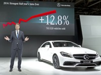 【モスクワモーターショー14】メルセデス CLS63 AMG 改良新型、ロシア初公開…585psツインターボ 画像