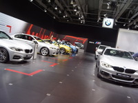 【モスクワモーターショー14】BMWグループ、ホール貸切でラインナップ一斉展示 画像