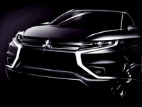 【パリモーターショー14】三菱 アウトランダー PHEV コンセプト-S を予告…よりスポーティに 画像
