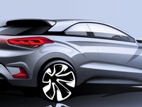 ヒュンダイ i20 新型、クーペを予告…3ドアハッチバック 画像