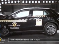 【ユーロNCAP】メルセデス GLA …小型SUVに最高の衝突安全性評価［動画］ 画像
