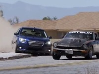 スバル レガシィ 新型、初代 日産 フェアレディZ と熱いバトル［動画］ 画像