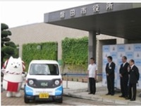 NTN、超小型モビリティを磐田市の実証事業に貸与…インホイールモーターシステム搭載 画像