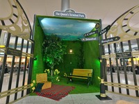 ロンドン・ヒースロー空港、人気公園をターミナル内に再現…世界唯一の食の取り組みを記念して 画像