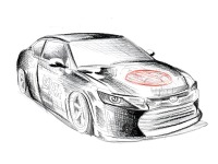 【SEMAショー14】サイオン のスポーツクーペ、tC …ヘビメタ仕様のカスタマイズを予告 画像