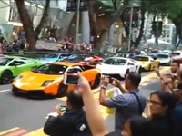 ランボルギーニ、シンガポールを占拠…市街地が大渋滞［動画］ 画像
