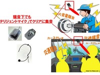 ローコストで高精度…騒音に負けずクリアに通話できるNTTのマイク 画像