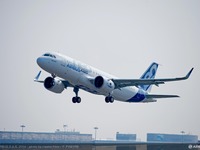 エアバス、A320neo初号機の初フライトテストが成功 画像