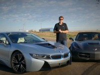 BMW「i」のPHVスポーツ、i8…コルベット 新型と加速競争［動画］ 画像