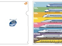 JR東海、東海道新幹線50周年記念のクリアファイルを配布…10月1日から 画像