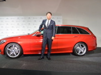 【メルセデスベンツ Cクラスワゴン 新型発表】上野社長「新しいパワートレーンを次々と導入」 画像