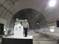 首都高、中央環状品川線山手トンネルで照明点灯式…2015年3月開通予定 画像