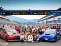 ランエボ、WRX が富士スピードウェイを占拠…ワンメイクドライビングレッスン 画像
