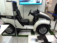 【CEATEC 14】走行中でもEV充電! TDKが実証実験結果を披露 画像
