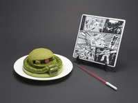 量産型ザク、とうふのつぎはケーキに…ビーム・サーベル模した串も付属 画像