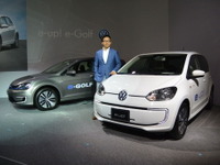 【VW e-up!/e-ゴルフ 発表】庄司社長「e-up!の価格にこだわった」 画像